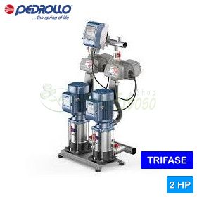 GP2W - FCR 80/5 - Set përforcuesish presioni trefazësh 2x1 HP - Pedrollo