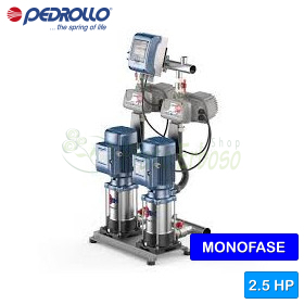 GP2Wm - FCR 100/5 - Surpresseur monophasé, 2 x 1,25 CV - Pedrollo