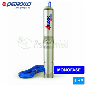 4BLOCKm 8/5 (20m) - 1 HP single-phase submersible electric pump Pedrollo - 1 4BLOCKm 8/5 (20m) - 1 HP single-phase submersible electric pump Pedrollo - 1