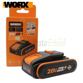 WA3640 20V 2.5Ah Lithium Battery for Worx PowerShare