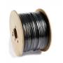 Rolă de 762 metri de cablu negru 1x1,5 mm2
