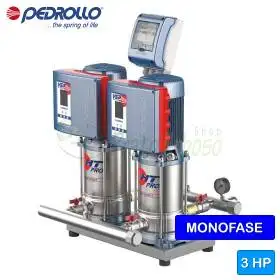 VSP2m-HT 3/5 PRO - Single-phase pressure group 2x1.5 HP Pedrollo - 1