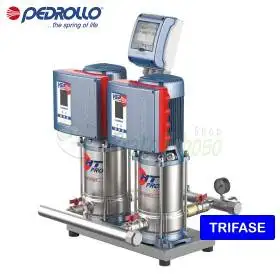 VSP2-HT 8/6 PRO - Three-phase pressure group 2x3 HP Pedrollo - 1