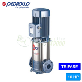 Pompă electrică verticală multietajată monofazată HTm 3/4 - 1 CP Pedrollo - 1