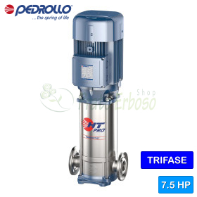 HT 22/4-PRO - Pompe électrique verticale multicellulaire monophasée 7,5 CV - Pedrollo