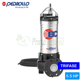 BC 40/35 - Elettropompa BICANALE per acque luride trifase da 4 HP Pedrollo - 1
