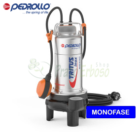 TIGm 1.1 - Submersible electric pump with single-phase grinder 1.5 HP