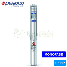 4SRm 12/7 N-PS - 1.5 HP single-phase submersible electric pump Pedrollo - 1