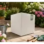 Millennium R Cube - Vaso a cubo da 39 cm pearl
