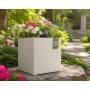 Millennium R Cube – 49 cm Würfelvase Perle Deroma - 1