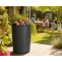 Millennium R Tall Pot - Vaso tondo da 53 cm antracite - Deroma