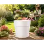 Ghiveci Save - ghiveci rotund alb de 29 cm