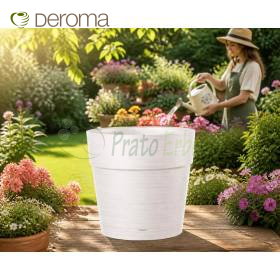 Save pot - Vaso tondo da 29 cm bianco Deroma - 1