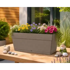 Jardinera Save Window Box XL - Maceta Camel de 79 cm - Deroma