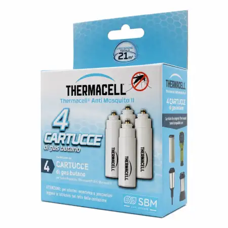 Pacchetto con 4 cartucce di gas butano - Thermacell
