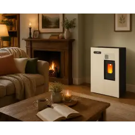 Camilla - Stufa a pellet da 4.6 Kw avorio