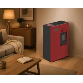 Sobë pelet Camilla e kuqe 4.6 kW Sobë pelet Camilla e kuqe 4.6 kW