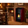 Miriam - Stufa a pellet da 7 Kw rosso