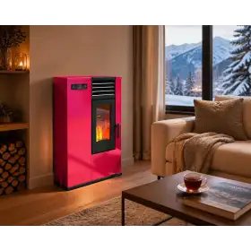Sobă pe peleți roșii Susy - 7,5 kW