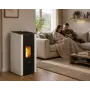 Sobë pelet Elane 9.0 - e bardhë, 8.5 kW
