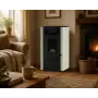 Dora - Stufa a pellet da 9.5 kw avorio