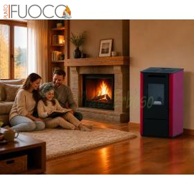 Vania - Soba rosu pe peleti 9,5 Kw