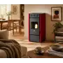 Martina stufa a pellet 11.5 kW rosso