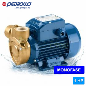 PQm 80-Bs - Bomba eléctrica monofásica de 1 HP con impulsor periférico Pedrollo - 1