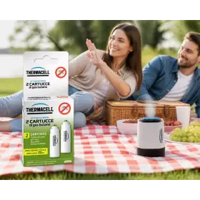 Package with 2 butane gas cartridges - Thermacell Package with 2 butane gas cartridges - Thermacell