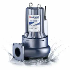 MC 15/50-F - Pompă electrică trifazată CU BUCANALE de 1,5 CP pentru ape uzate Pedrollo - 1