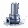 MC 40/50-F - Pompă electrică trifazată cu două canale, 4 CP, pentru ape uzate