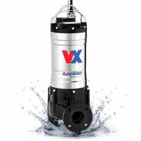 Pompe électrique VORTEX triphasée VX 75/80 - 7,5 CV pour eaux usées Pedrollo - 1