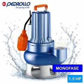 VXCm 15/50 - Elettropompa per acque luride VORTEX monofase da 1.5 HP