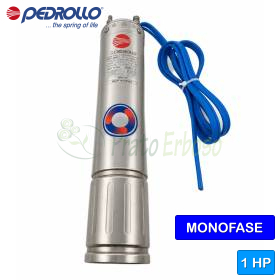 4PDm/1 - Motor rebobinable monofásico de 4" y 1 HP