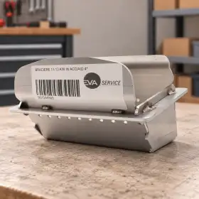 Braciere in acciaio per stufa a pellet, 11-13 kW, design robusto e funzionale per efficienza ottimale.