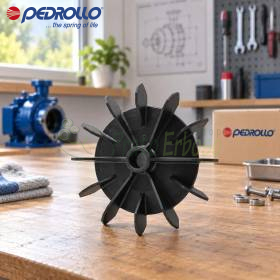 Ventilator negru FAN-71R pentru pompă electrică, ax 14,5 mm, pe banc de atelier