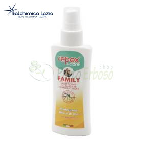 Repex Plus Care Family 100 ml mosquito repellent spray bottle with aloe vera