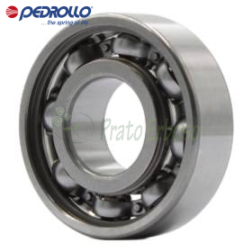 6203 open ball bearing 17x40x12 mm with steel races and visible balls