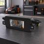 WORX WA3744 28V power supply adapter on workbench in garage