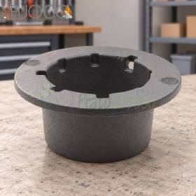 Brazier din fontă 9-11 kW pentru sobă, pe blat de atelier