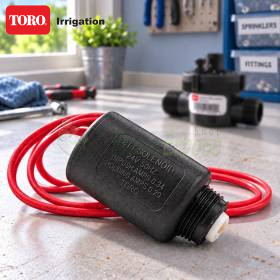 Solenoide 24 V 118-5983 con cavo rosso per impianti sprinkler