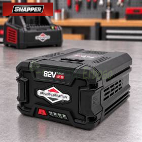 Baterie litiu Briggs & Stratton 82V 2Ah pe banc de lucru, cu indicator de încărcare