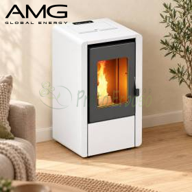 Smart - Sobë me pelet të bardhë 7.0 kW