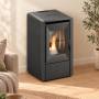 Smart - Stufa a pellet da 7.0 Kw nero