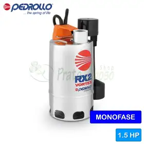 RXm 5/40 - GM - 1.5 HP single-phase VORTEX dirty water pump RXm 5/40 - GM - 1.5 HP single-phase VORTEX dirty water pump