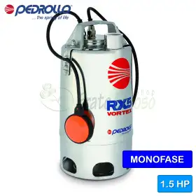 RXm 5/40 - Electrobomba monofásica VORTEX de 1,5 CV para aguas sucias RXm 5/40 - Electrobomba monofásica VORTEX de 1,5 CV para aguas sucias