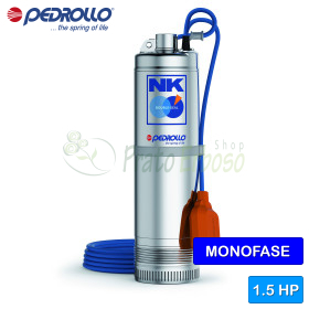 NKm 4/5-GE (10m) - Single-phase submersible electric pump with float switch 1.5 HP Pedrollo - 1