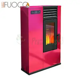 Susy - Poêle à granulés rouge 7,5 kW Punto Fuoco - 1