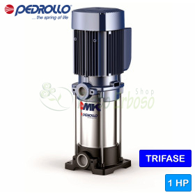MK 5/4 - Pompe électrique multicellulaire verticale triphasée 1 HP Pedrollo - 1