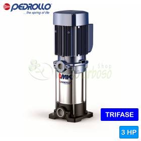 MK 5/8 - Electrobomba multietapa vertical trifásica de 3 HP Pedrollo - 1 MK 5/8 - Electrobomba multietapa vertical trifásica de 3 HP Pedrollo - 1